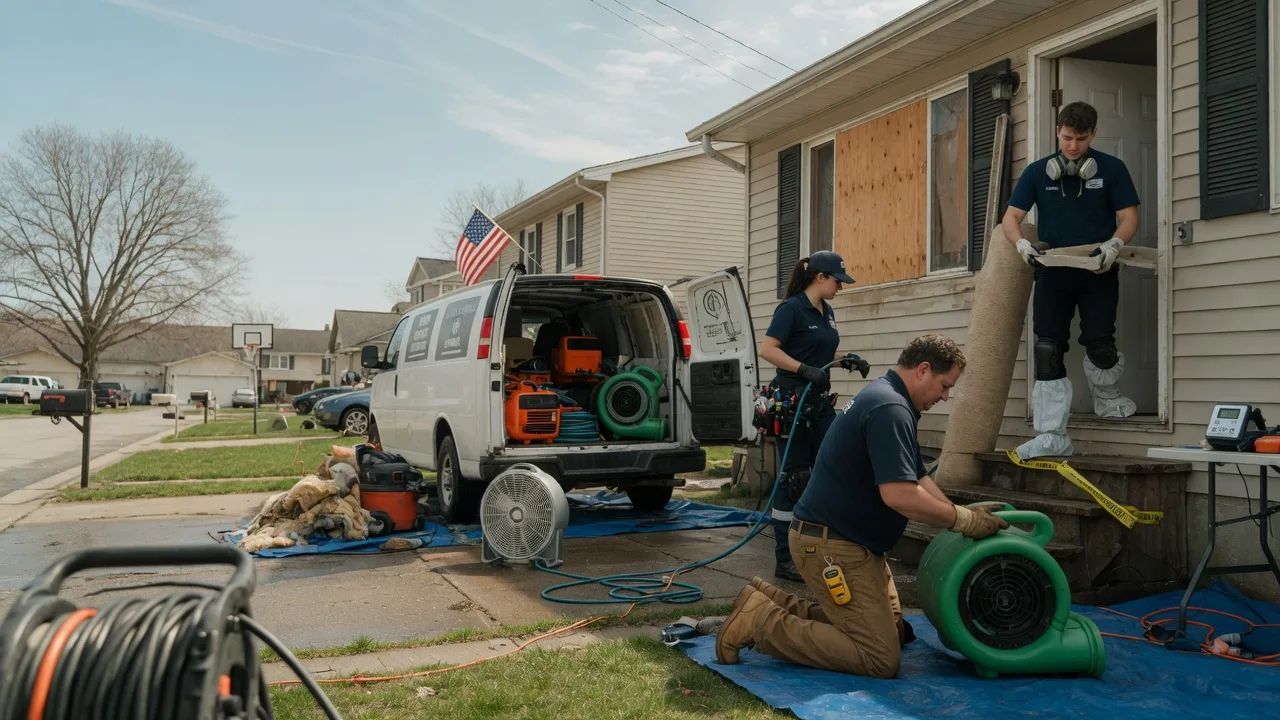 Water Damage Restoration in De Lancey, PA near me
